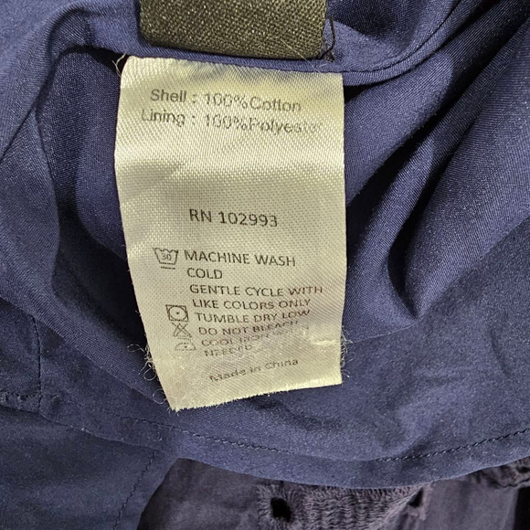 Thakoon Collective Navy Eyelet Shift Dress Sz M - Picture 3 of 12